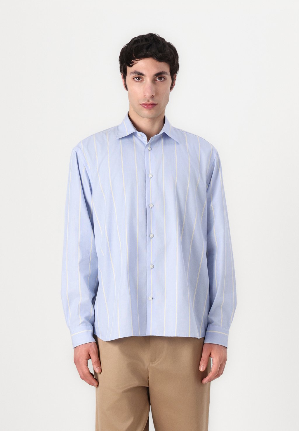 

Повседневная рубашка SLHRELAXBEN STRIPE Selected Homme, светло-голубой