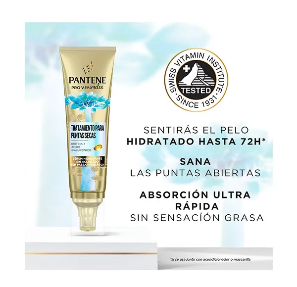Увлажняющая сыворотка для волос Tratamiento Para Puntas Secas Pantene, 70 ml — фото 4