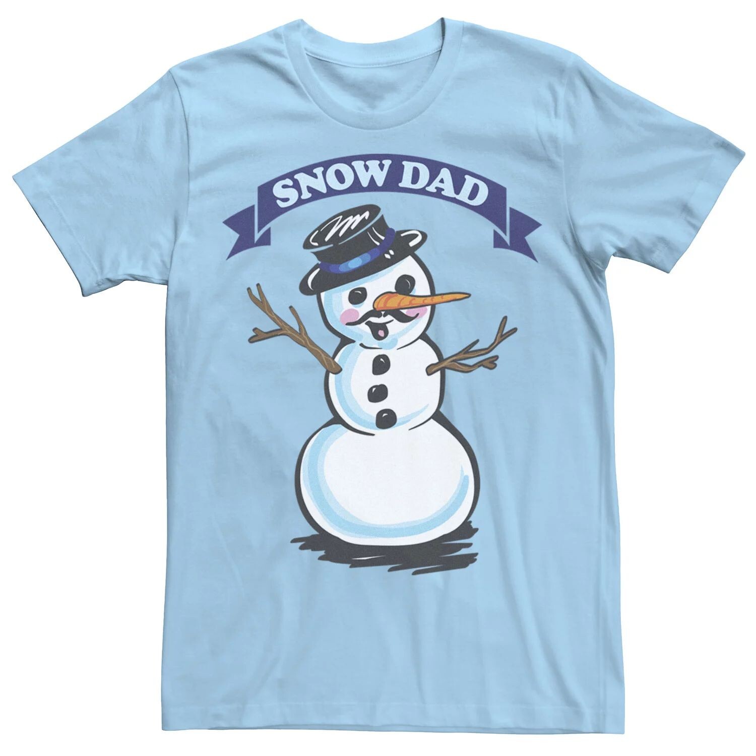 

Мужская футболка с рисунком Snow Dad Licensed Character