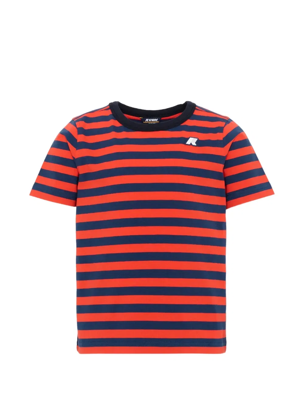 Футболка Adame с полосатым логотипом K Way Kids, красный