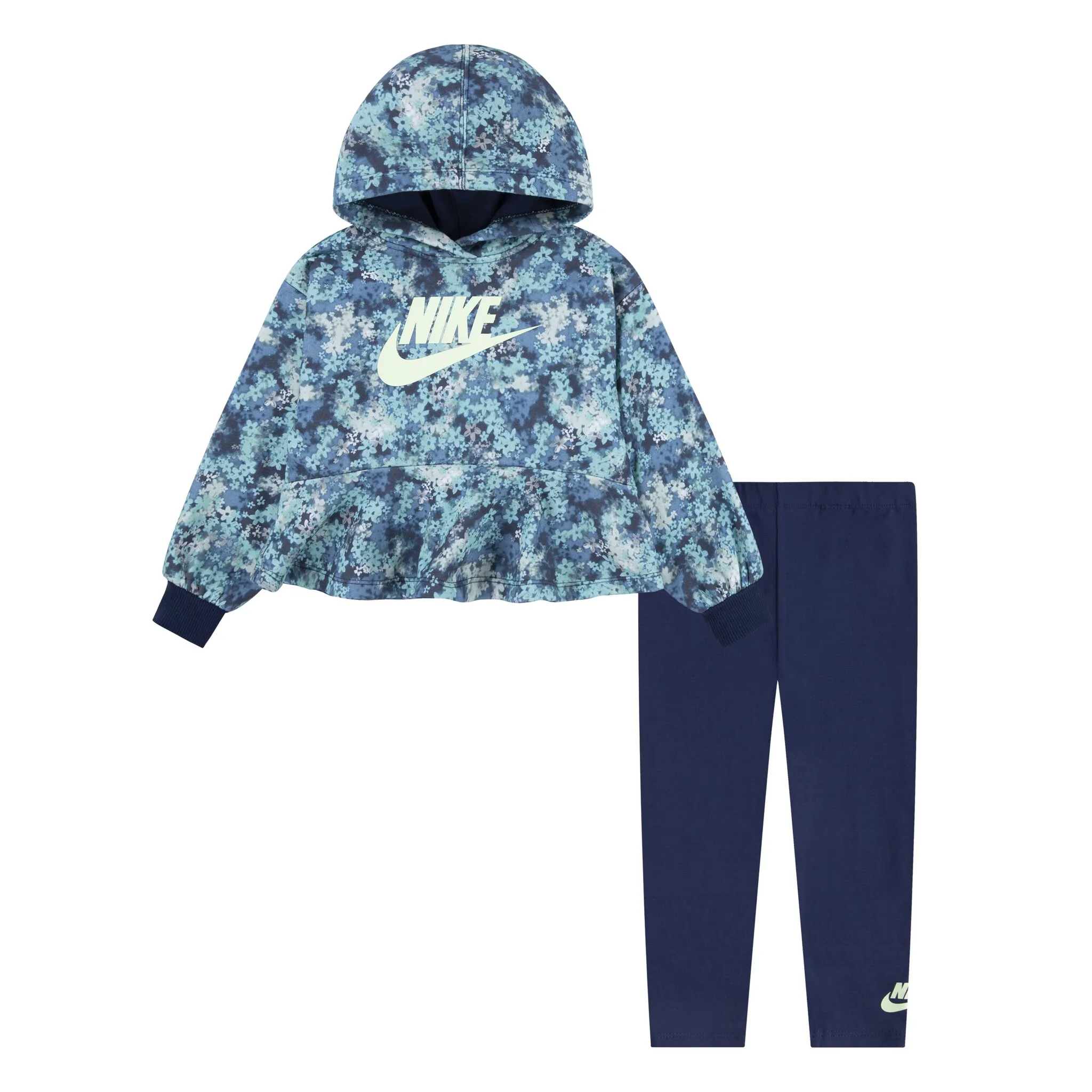 

Рубашка и леггинсы с длинными рукавами Nike Sportswear, цвет blau