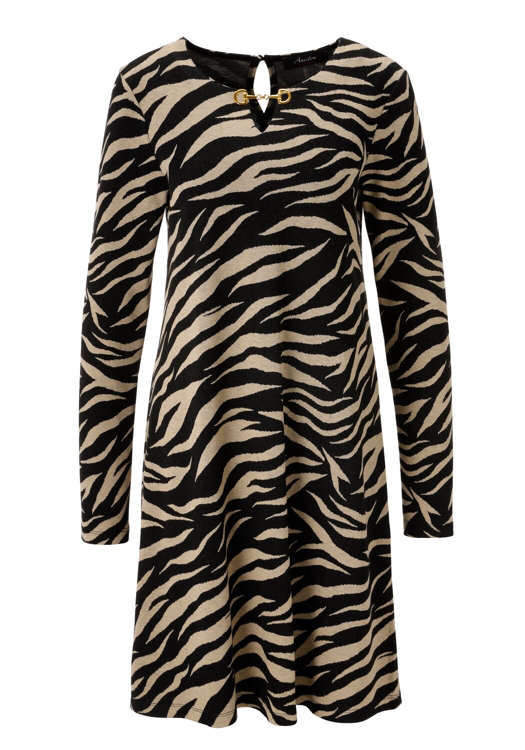 

Aniston CASUAL Вечернее платье в бежевом и черном цветах