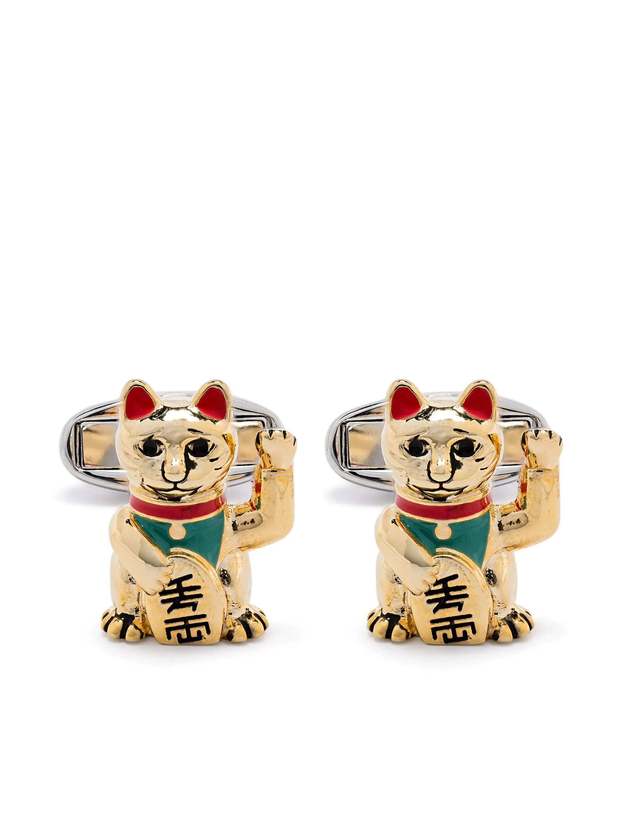 

Запонки Lucky Cat Paul Smith, золотистый