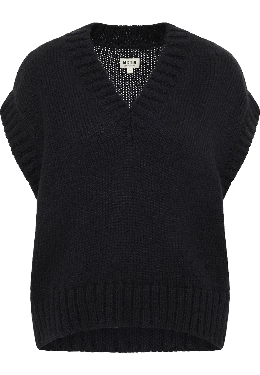 

MUSTANG Свитер "Style Cloe Slip Over", синий