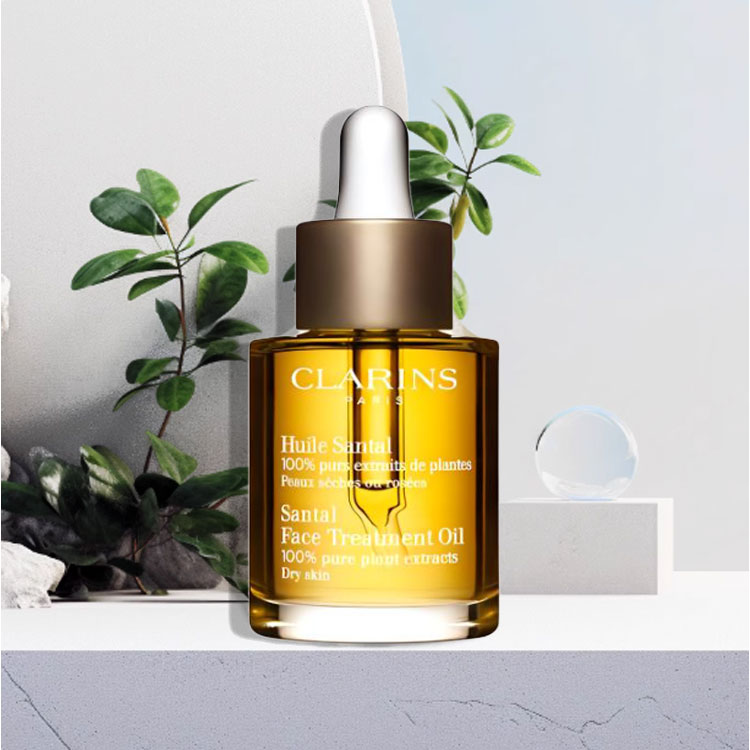 Сыворотка Clarins — Три масла для лица сандаловое защитное увлажняющее увлажнение для чувствительной кожи , *, 30 мл — фото 4