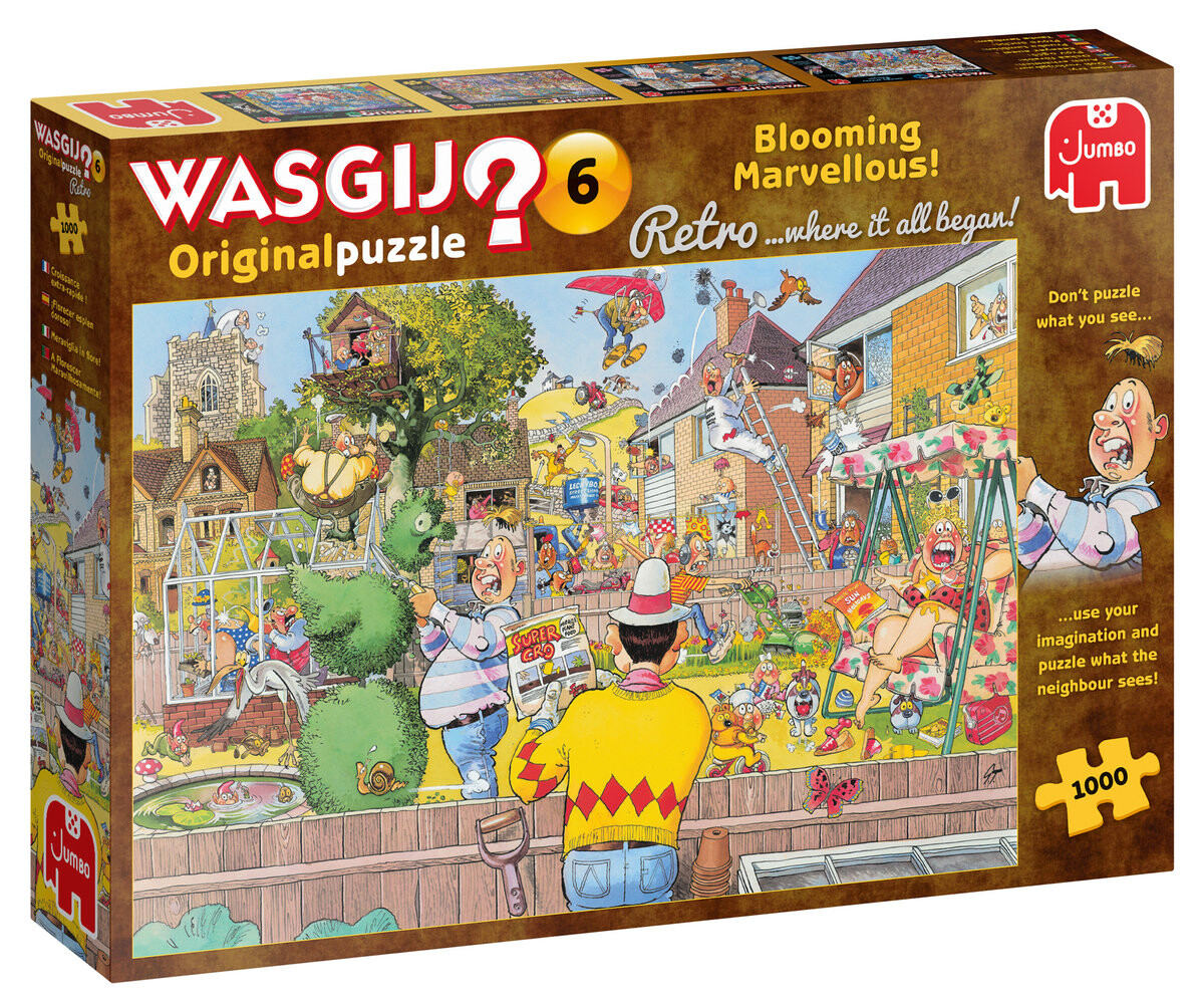

Пазл Jumbo Wasgij Original Retro 6, Wonderful Garden, 1000 шт.