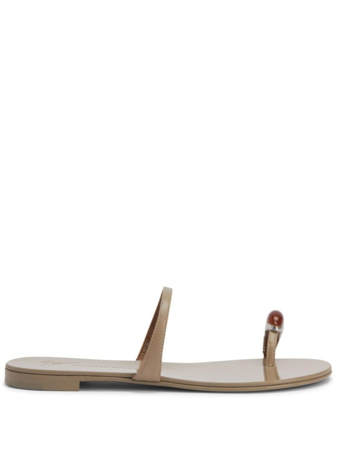 Giuseppe Zanotti шлепанцы Acates, нейтральный цвет