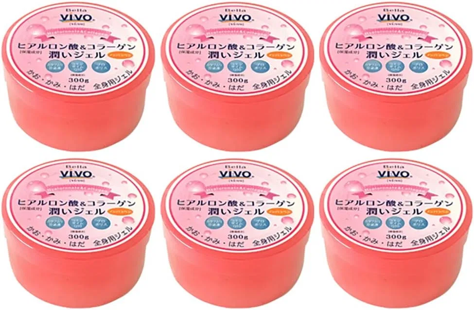 Гель для умывания — Увлажняющий гель для лица и тела Hyaluronic Acid & Collagen Bella Vivo, 300 г