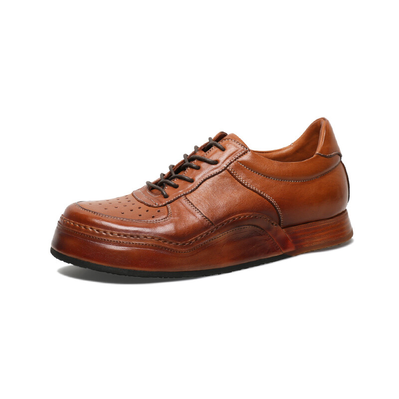 

Туфли Men"s Casual Men Low-Top Brown Saintnjord