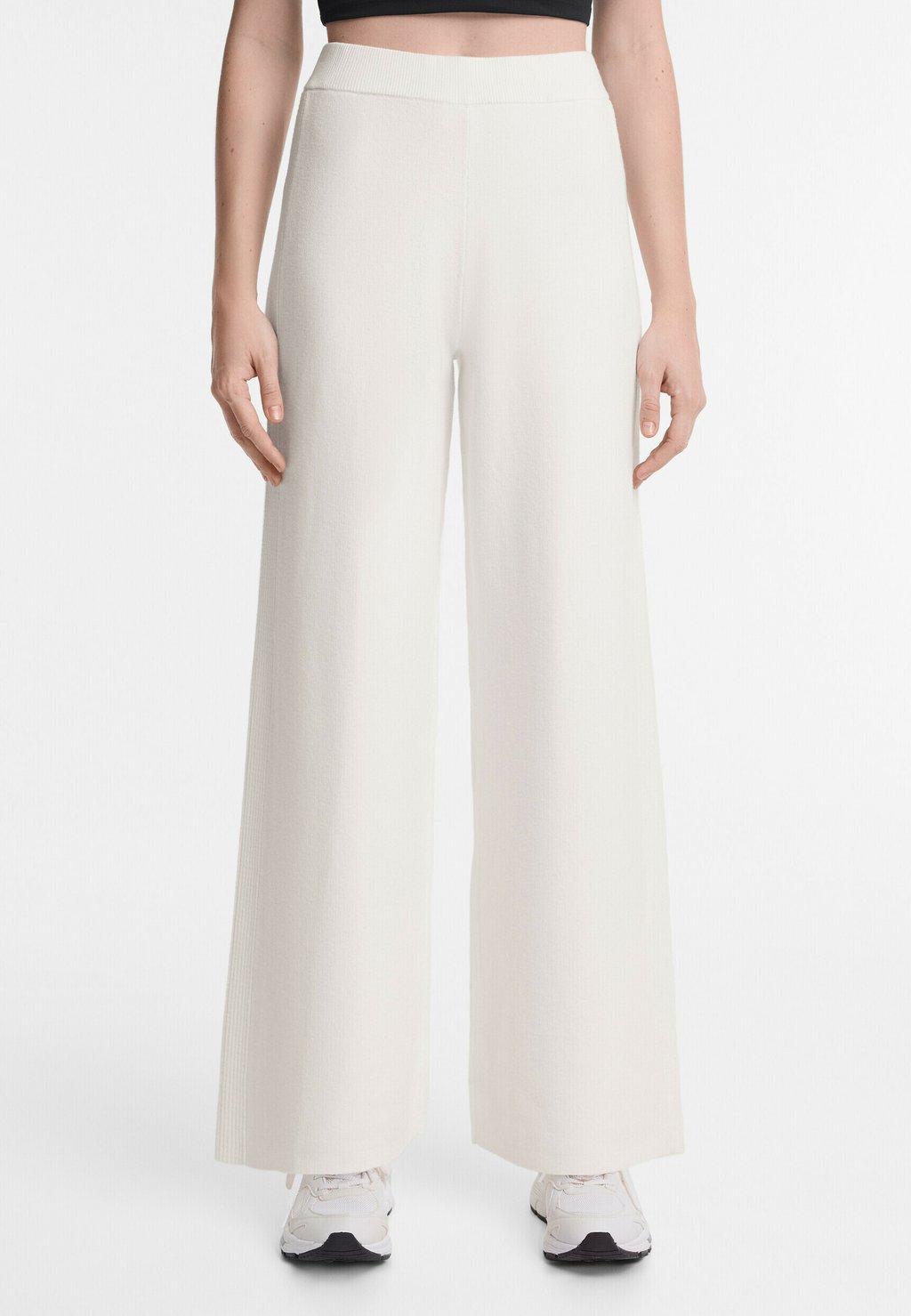 

Спортивные брюки SIDE RIB STRAIGHT-LEG KNIT OYSHO, белый