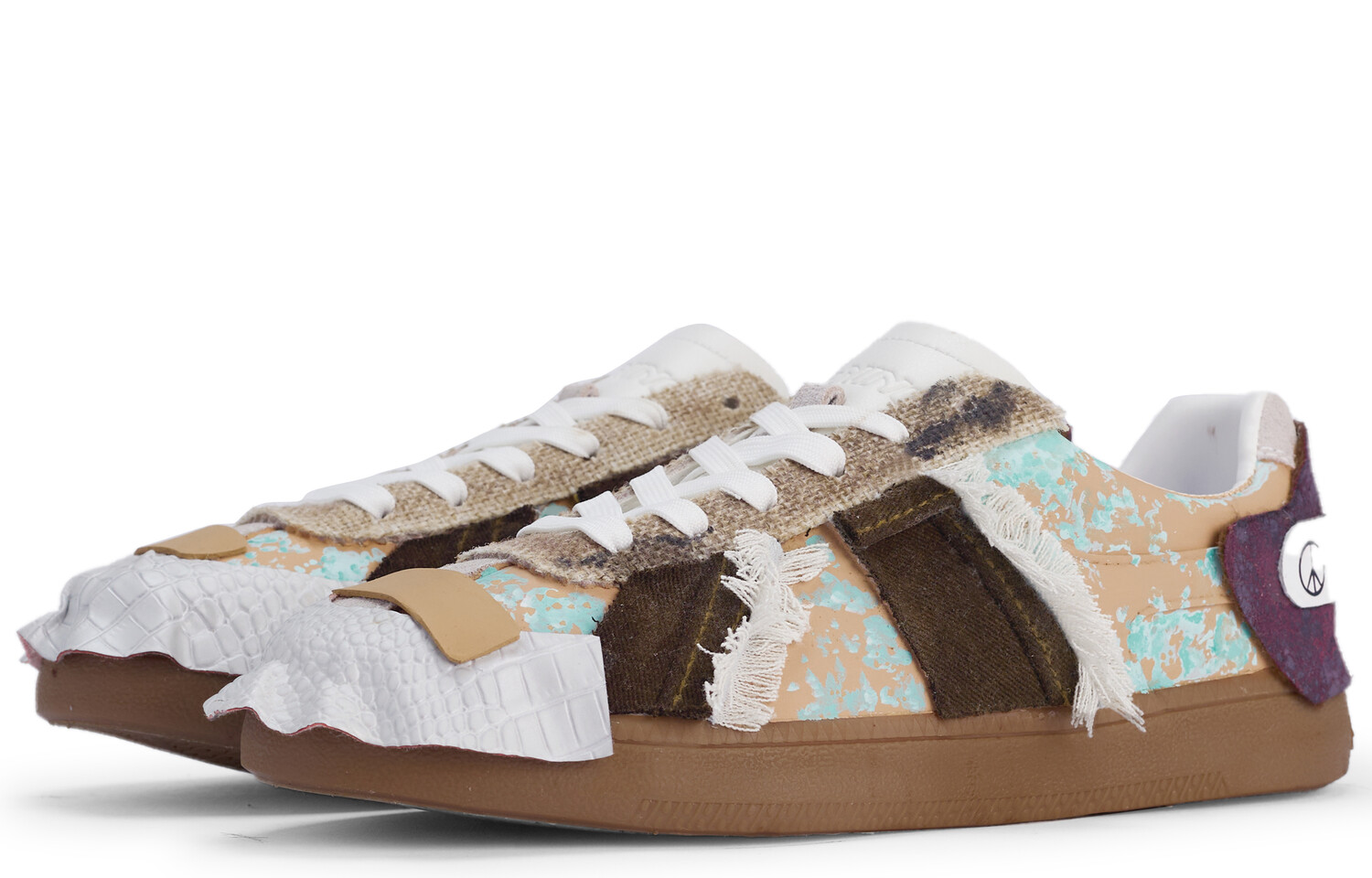 

Кроссовки LINING Yunchuan Skateboarding Shoes Men Low-top Brown/White, коричневый