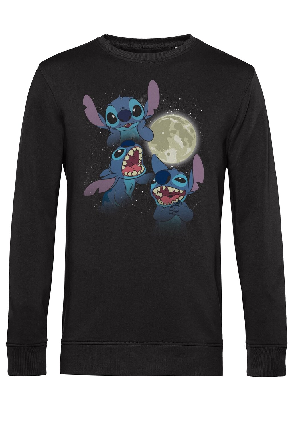 

Толстовка LILO & STITCH THREE STITCH MOON Disney, черный