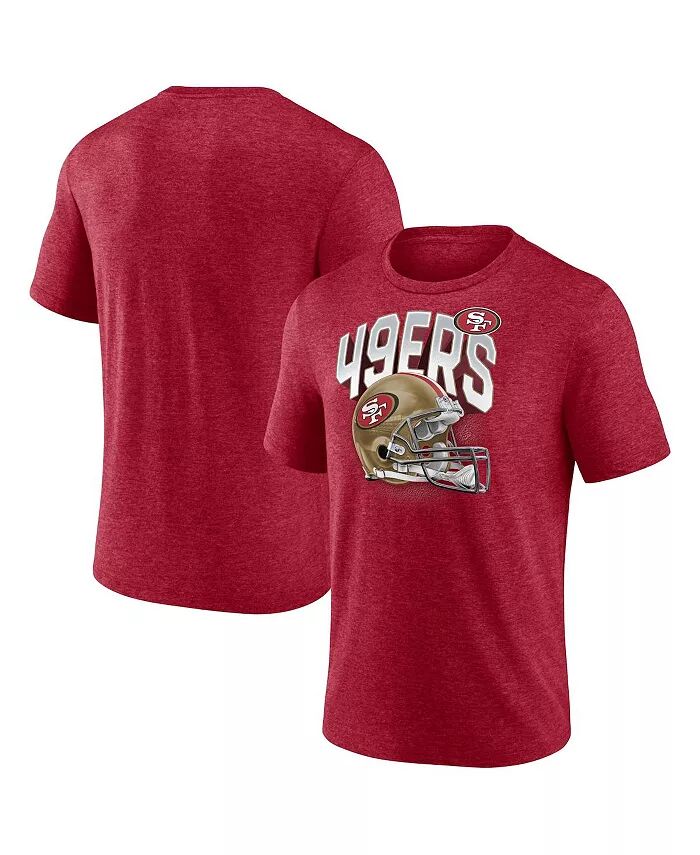 

Футболка мужская, цвет «Heathered Scarlet» San Francisco 49ers End Around Tri-Blend Fanatics