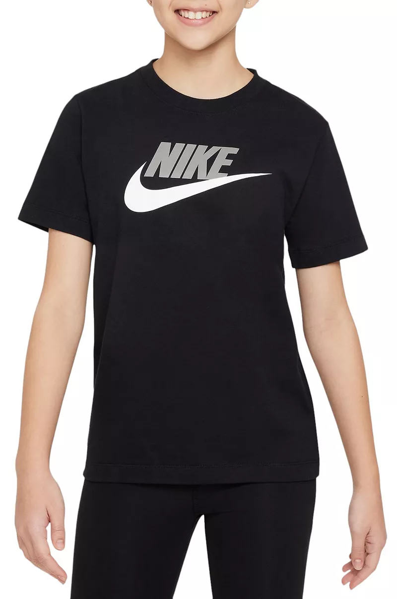 

Детская футболка Sportswear Futura с логотипом Nike, черный