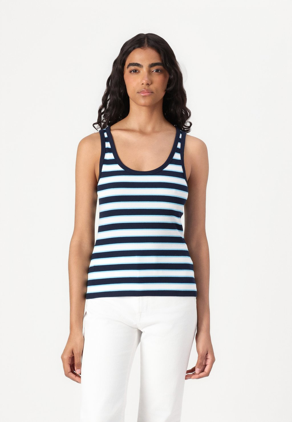 

Топ SCOOP TANK STRIPE GAP, темно-синий