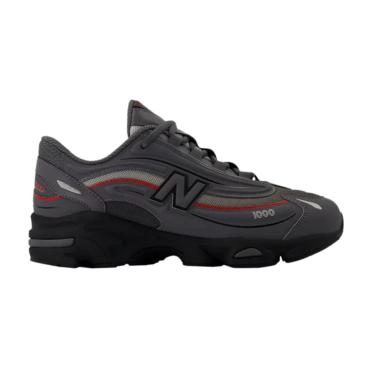 

Кроссовки New Balance 1000 Big Kid 'Grey Red' JD Exclusive, серый