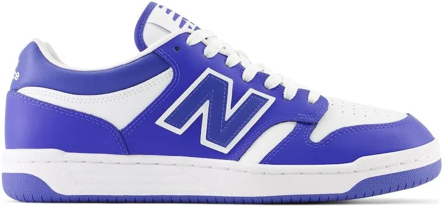 Кроссовки мужские New Balance 480, белый/морской синий — фото 3