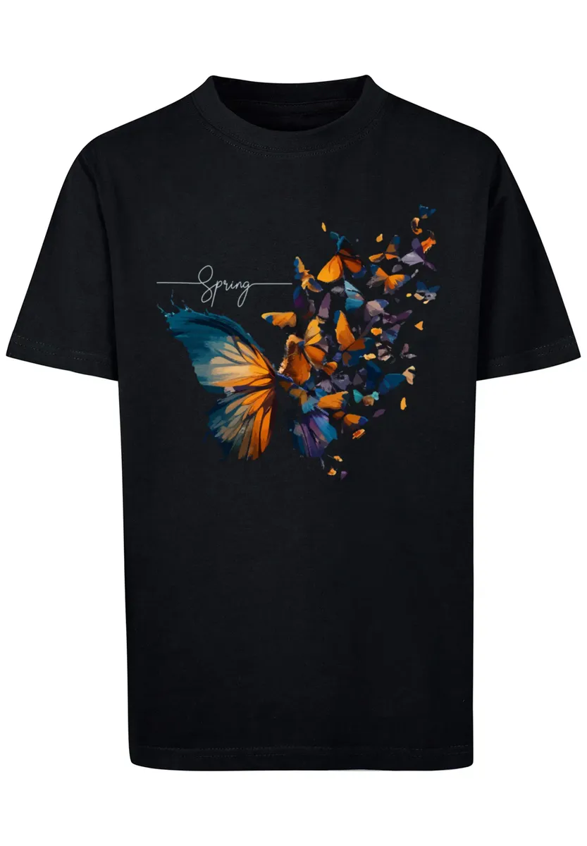 

F4NT4STIC Футболка "Butterfly Spring Tee Unisex", принт, черный