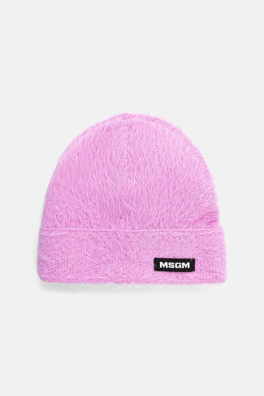 

Шапка с добавлением шерсти Msgm, розовый
