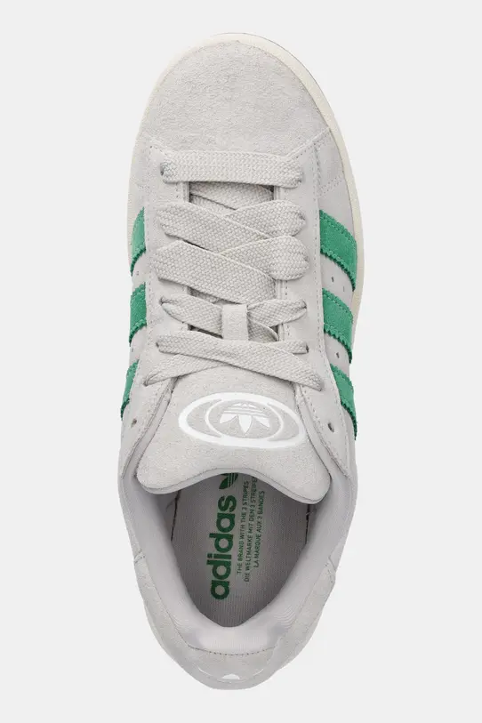 Замшевые кроссовки CAMPUS 00s Adidas Originals, серый — фото 4