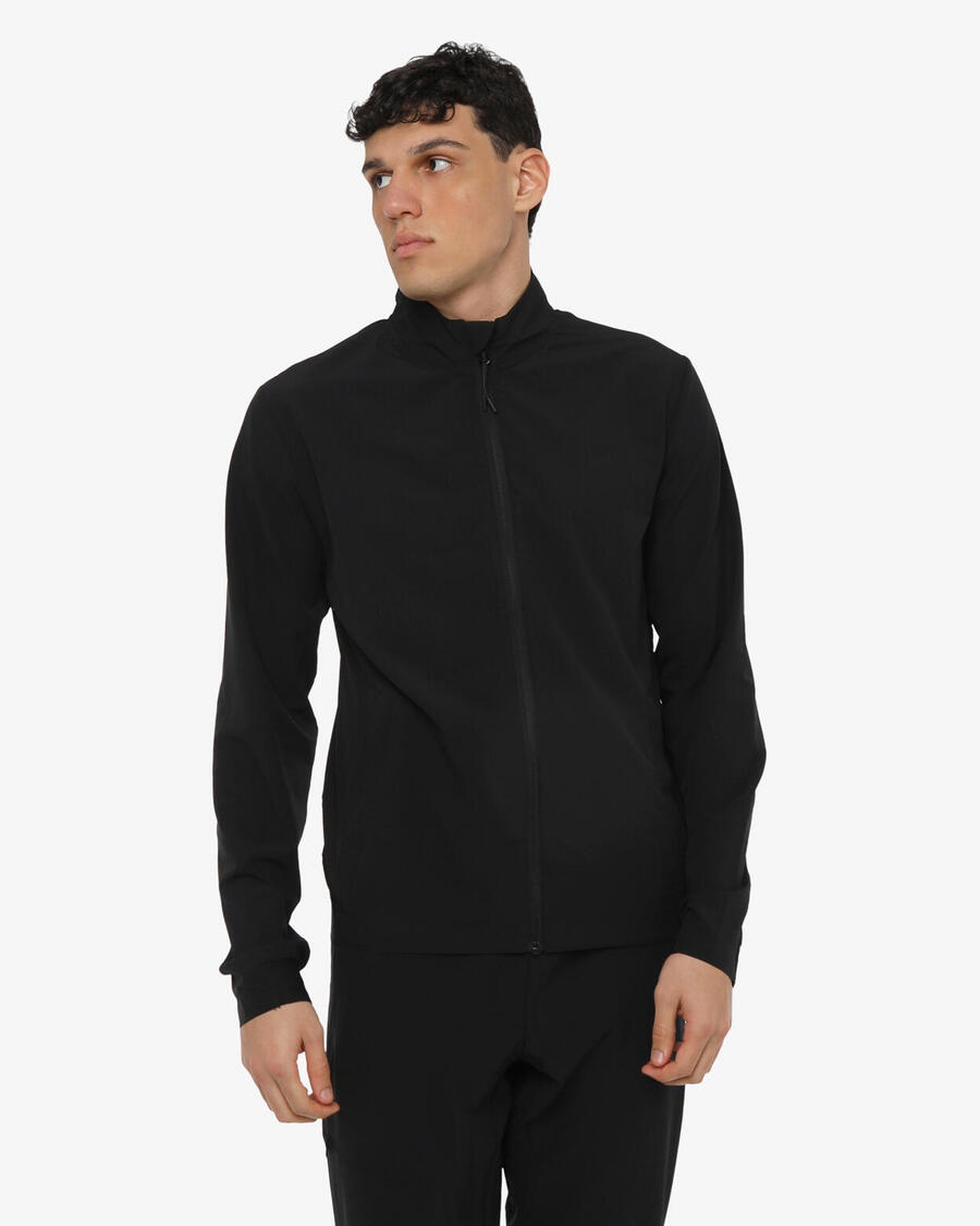 

JAKED Черная синтетическая фитнес-толстовка для мужчин