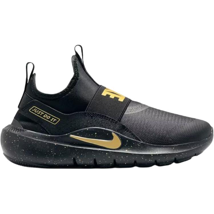 Nike Flex Runner 4 низкие детские беговые кроссовки black unisex — фото 3