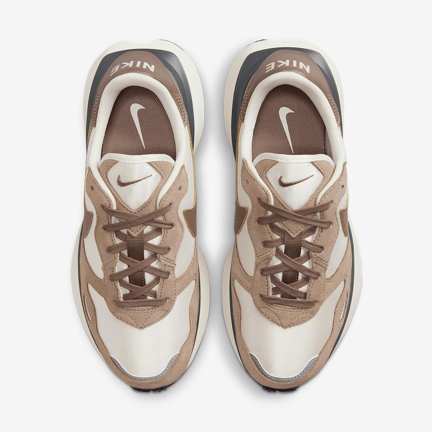 Женские кроссовки Nike Phoenix Waffle, черный/коричневый — фото 4