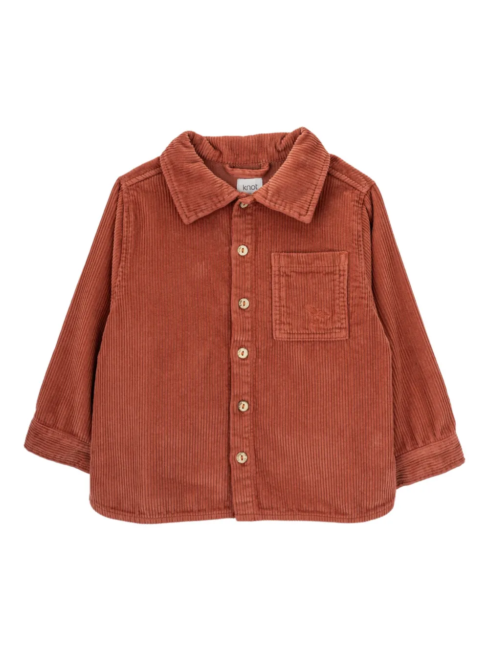 

Вельветовая куртка Mitchell на пуговицах Knot, оранжевый