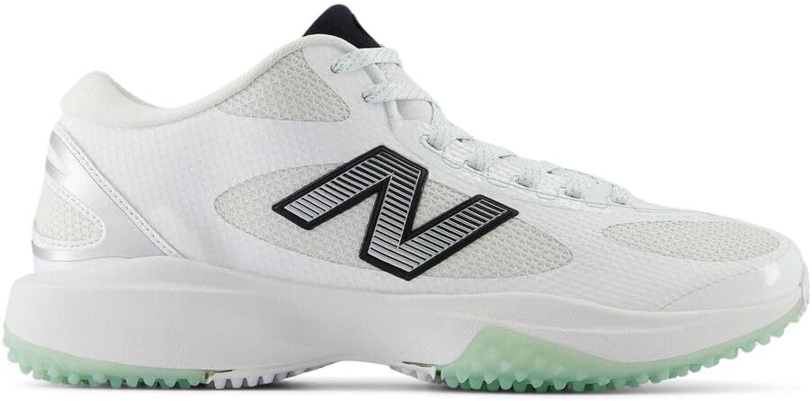 Кроссовки New Balance Mens Freezelx V5 Turf, белый/черный — фото 3