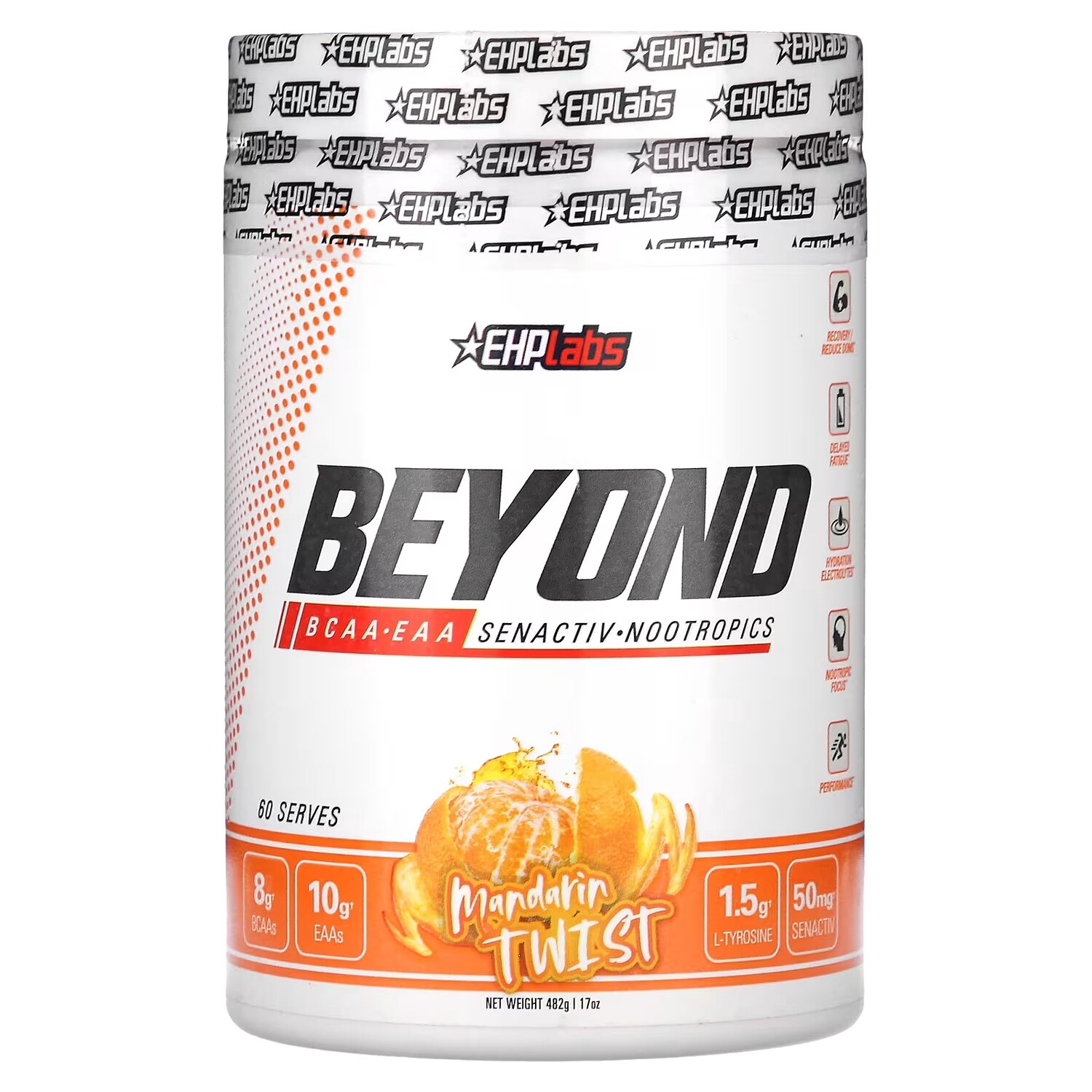 

Аминокислоты EHPlabs Beyond BCAA + EAA Mandarin Twist, 482 г