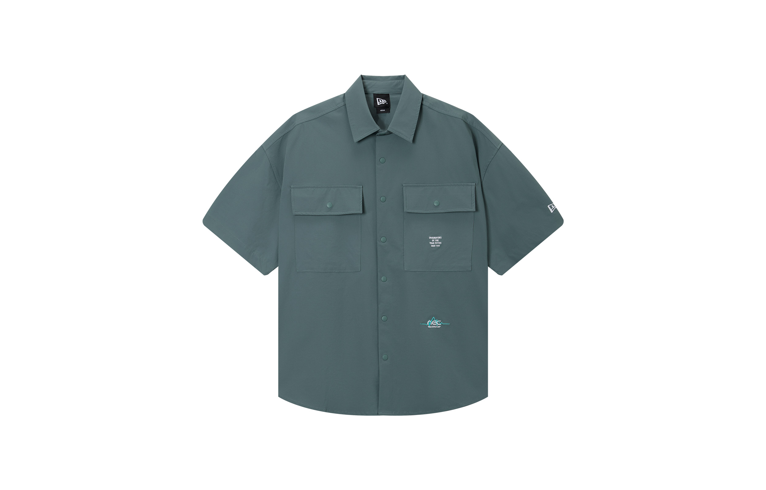 

New Era Рубашки унисекс, зеленые с отворотом, средней толщины, другие