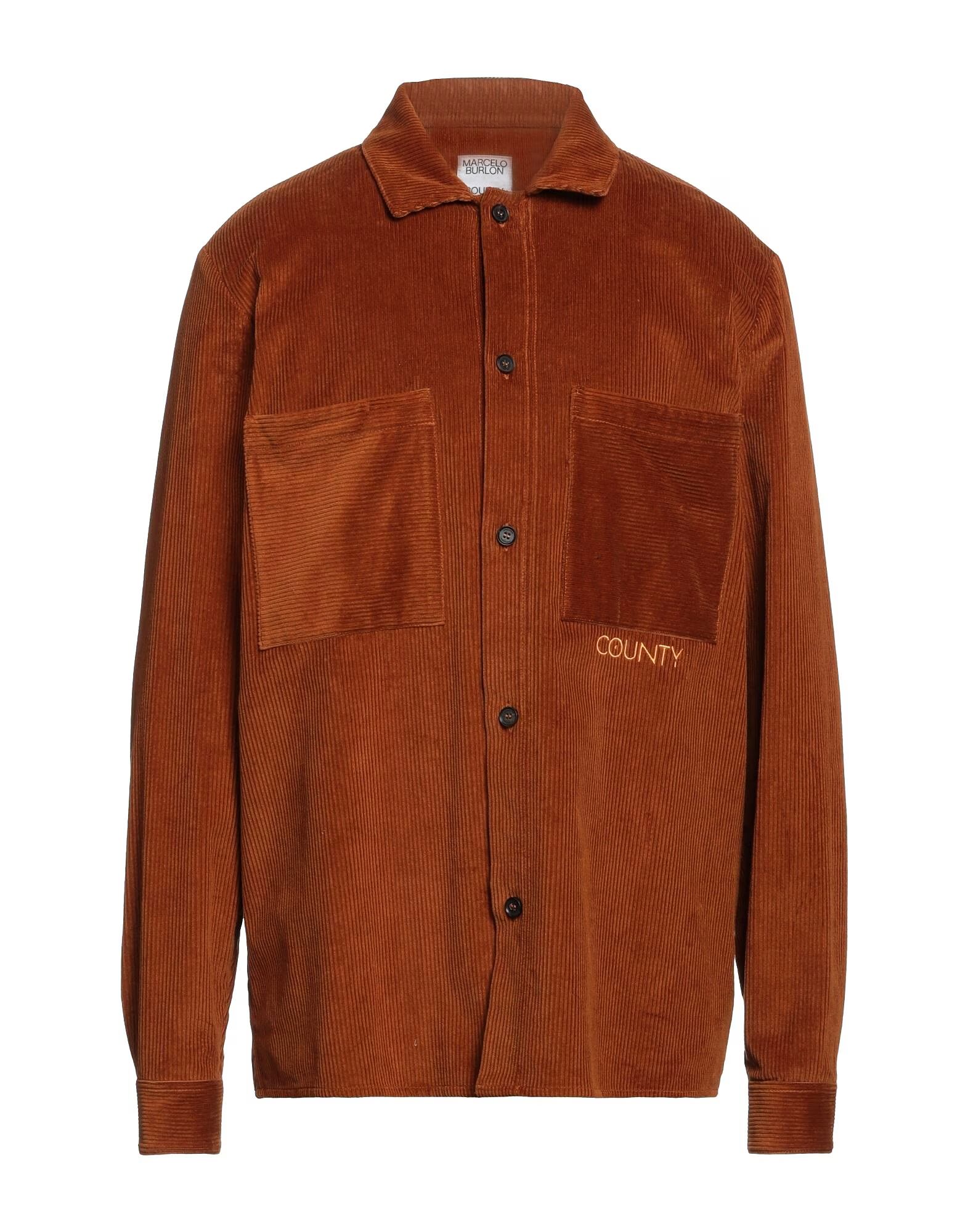 

Рубашка Marcelo Burlon, желтовато-коричневый