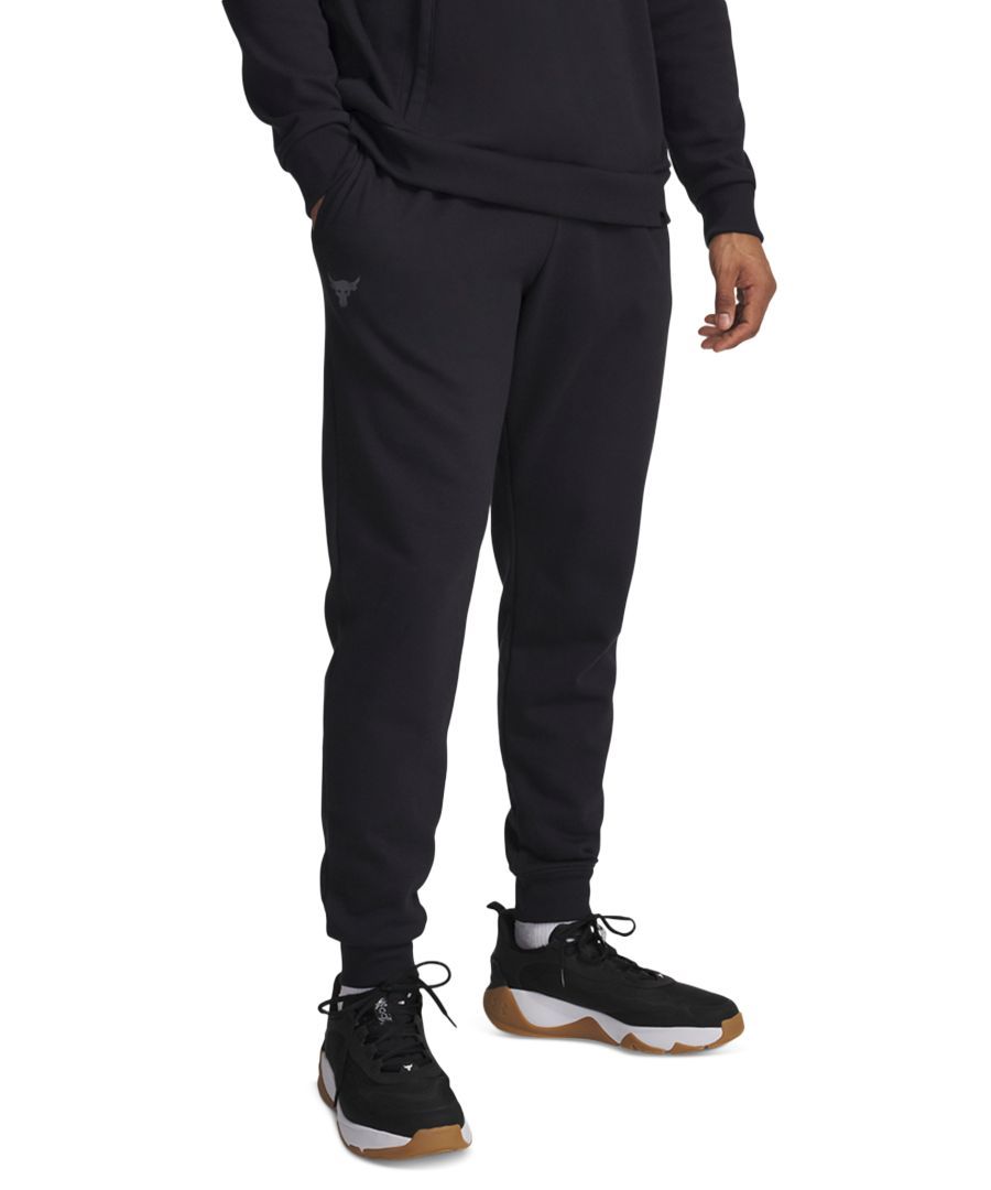 

Мужские спортивные брюки Project Rock Rival с зауженными штанинами Under Armour, Black / / Castlerock