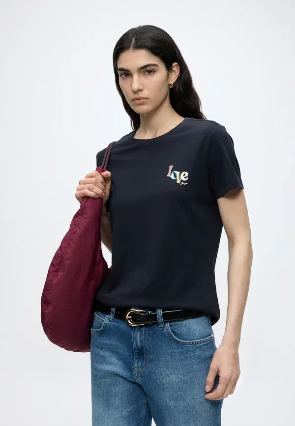 Футболка Elove basic t-shirt Boss, темно-синий — фото 4