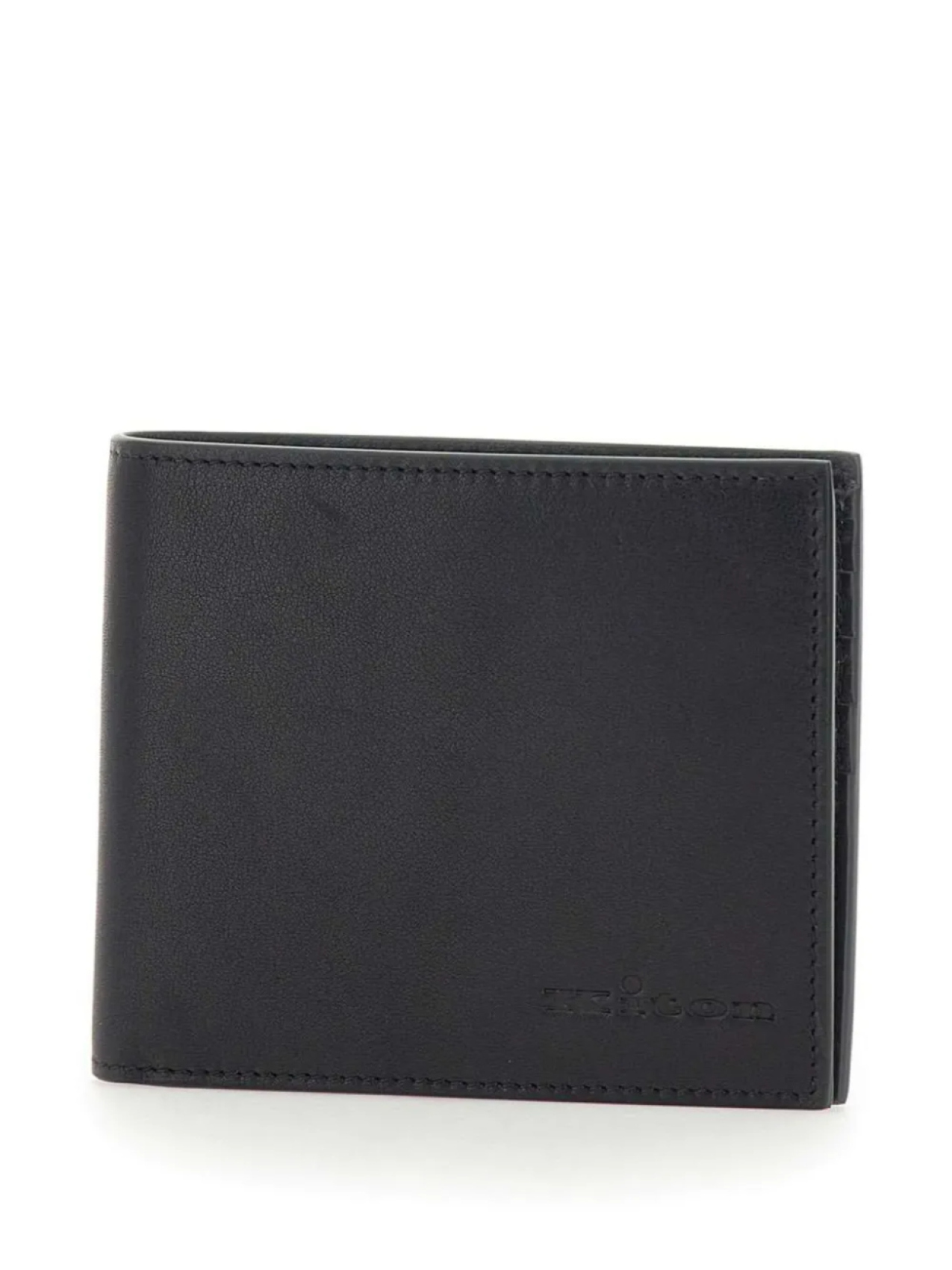 

Кошелек из кожи Kiton, черный