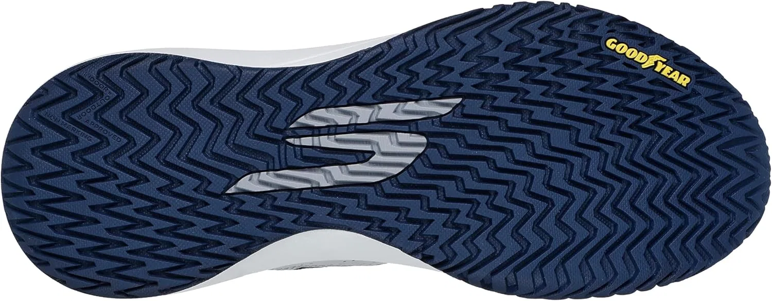 Кроссовки для пиклбола Skechers Viper Court Rally, серый/темно-синий — фото 2