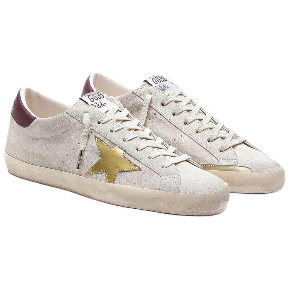 Super Star New Year Limited Collection кожаные низкие кроссовки для скейтбординга мужские белые Golden Goose — фото 4