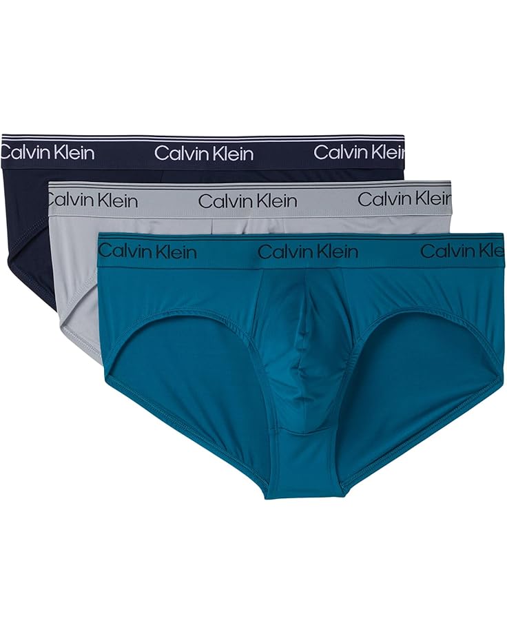 

Мужские трусы Calvin Klein Micro Stretch 3-pack Hip Brief Calvin Klein Underwear, Sleet/Teal Marine/ Shoreline