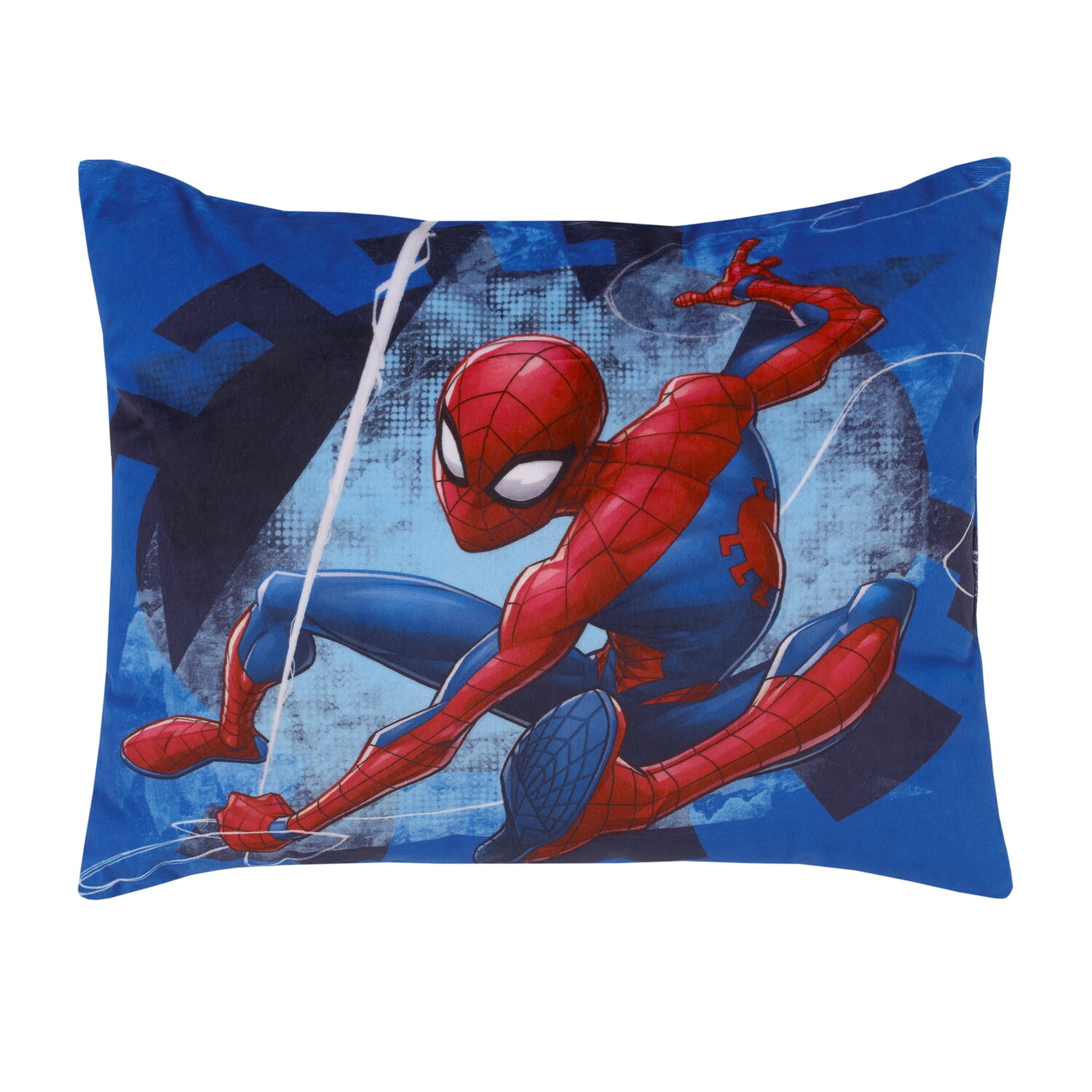 

Подушка с принтом Marvel, синий