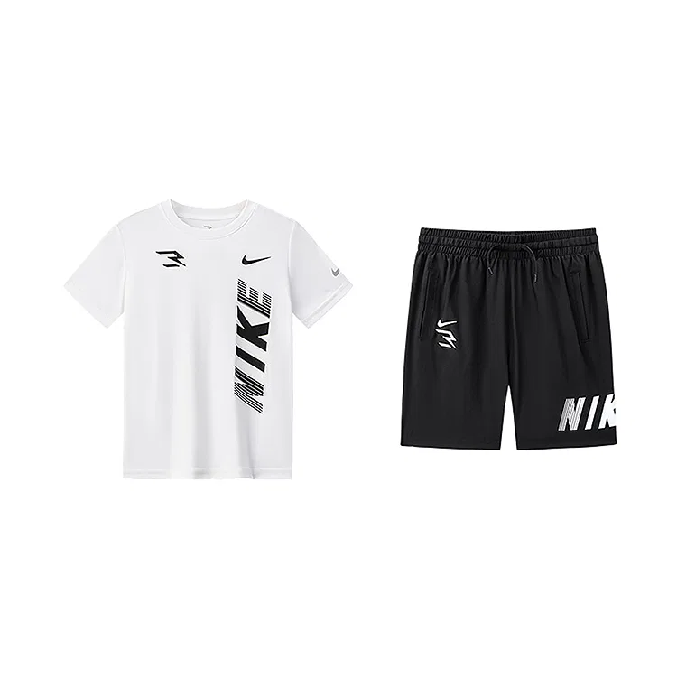 Детская спортивная одежда Casual с круглым вырезом Nike, Jet Black — фото 3