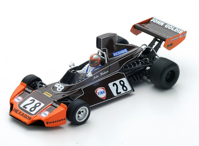 

Модель Spark Brabham Bt44 #28 John Watson 5th Italia 1:43 S5259