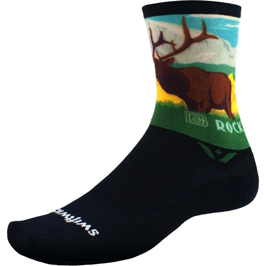 

Носки Swiftwick Vision Crew Impression National Park Swiftwick, Rocky Mountains