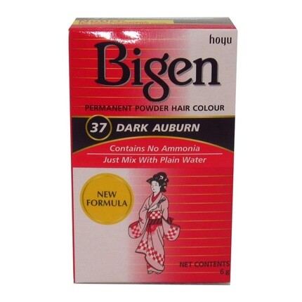 

Порошковая краска для волос Bigen Dark Auburn #37 0,21 унции, Bigben