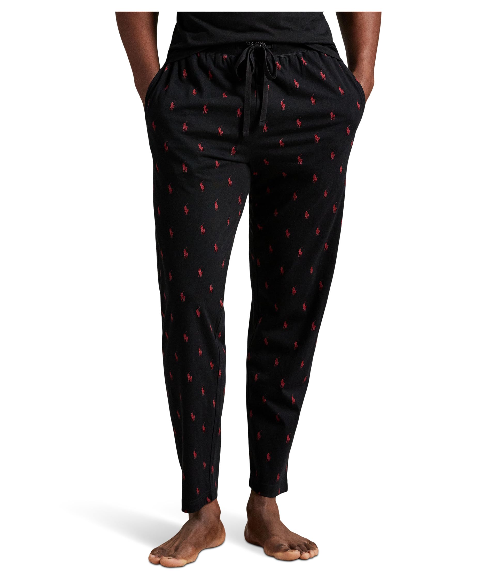 

Пижамные брюки Polo Ralph Lauren Rib Waistband Knit PJ Pants, цвет Polo Black