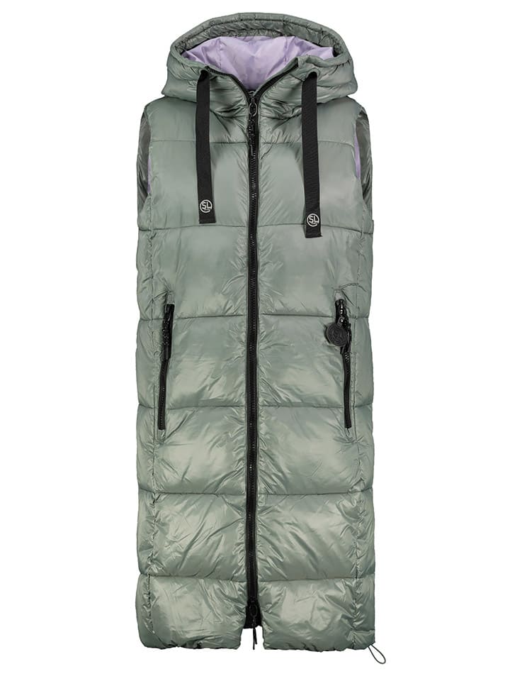 

Sublevel Стеганый жилет зеленого цвета