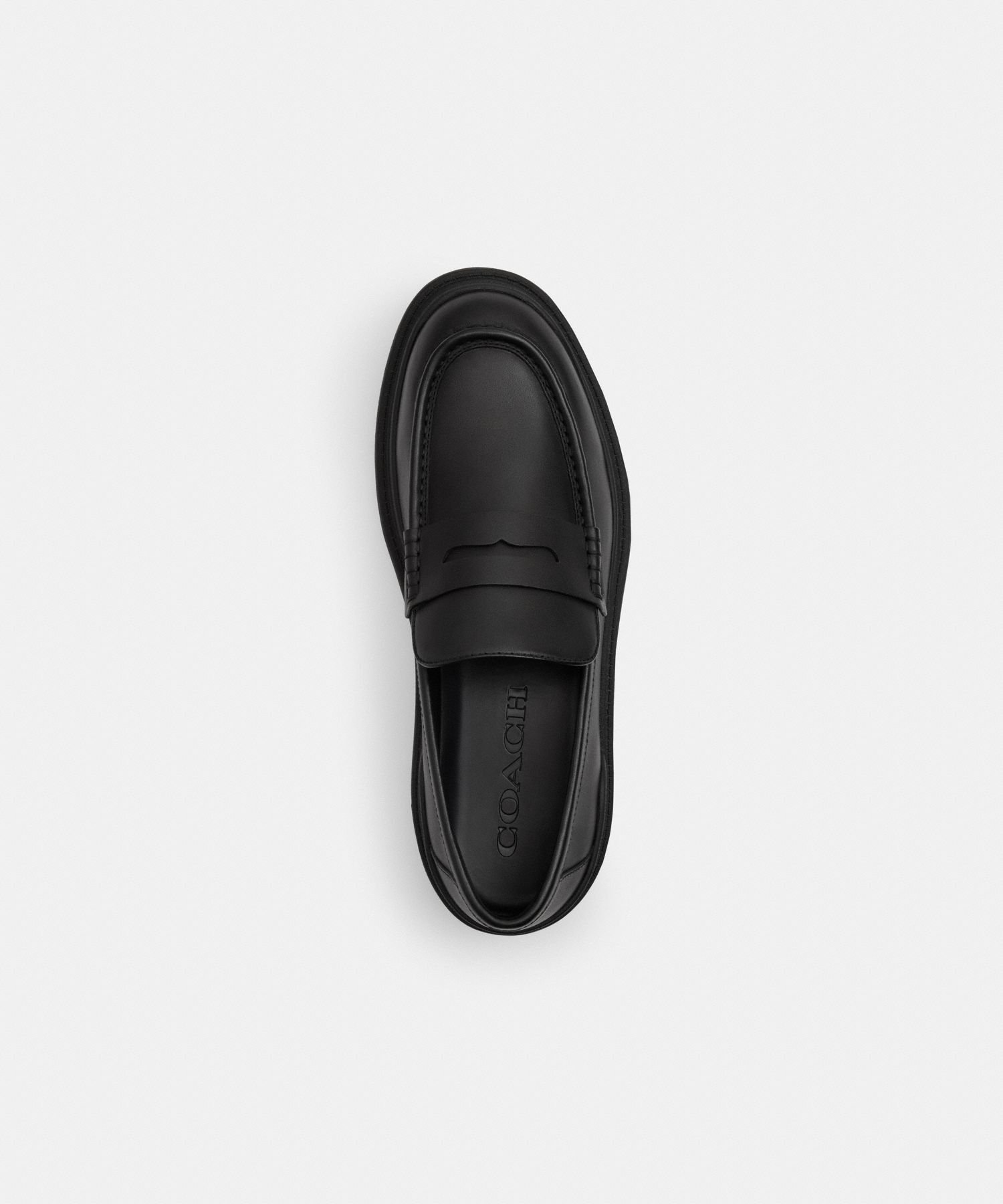 Лоферы на платформе COACH OUTLET, BLACK — фото 3