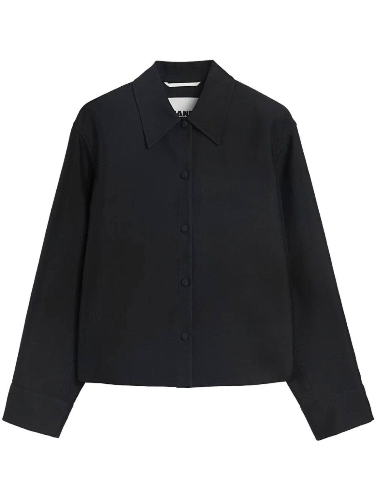 

Куртка-рубашка на пуговицах Jil Sander, черный