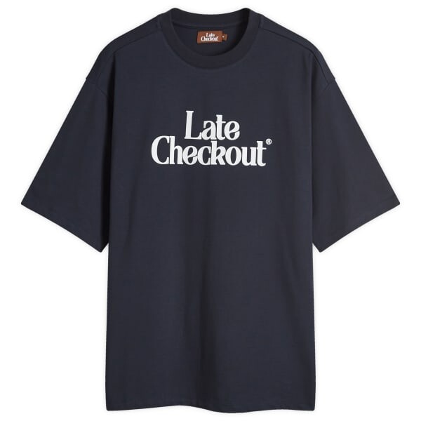 

Футболка с логотипом Lc Late Checkout, синий