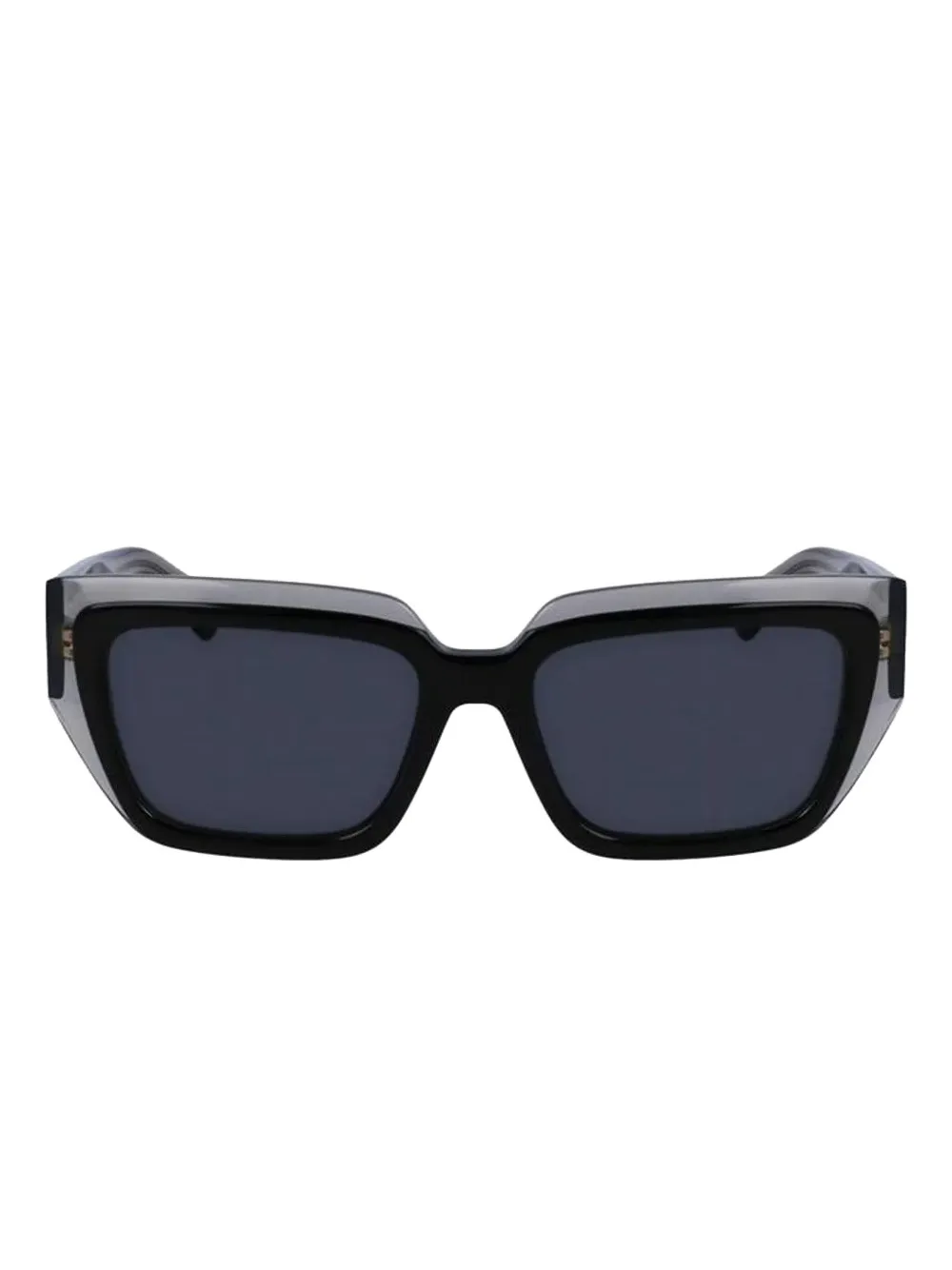 

Солнцезащитные очки в прямоугольной оправе Ferragamo Eyewear, серый