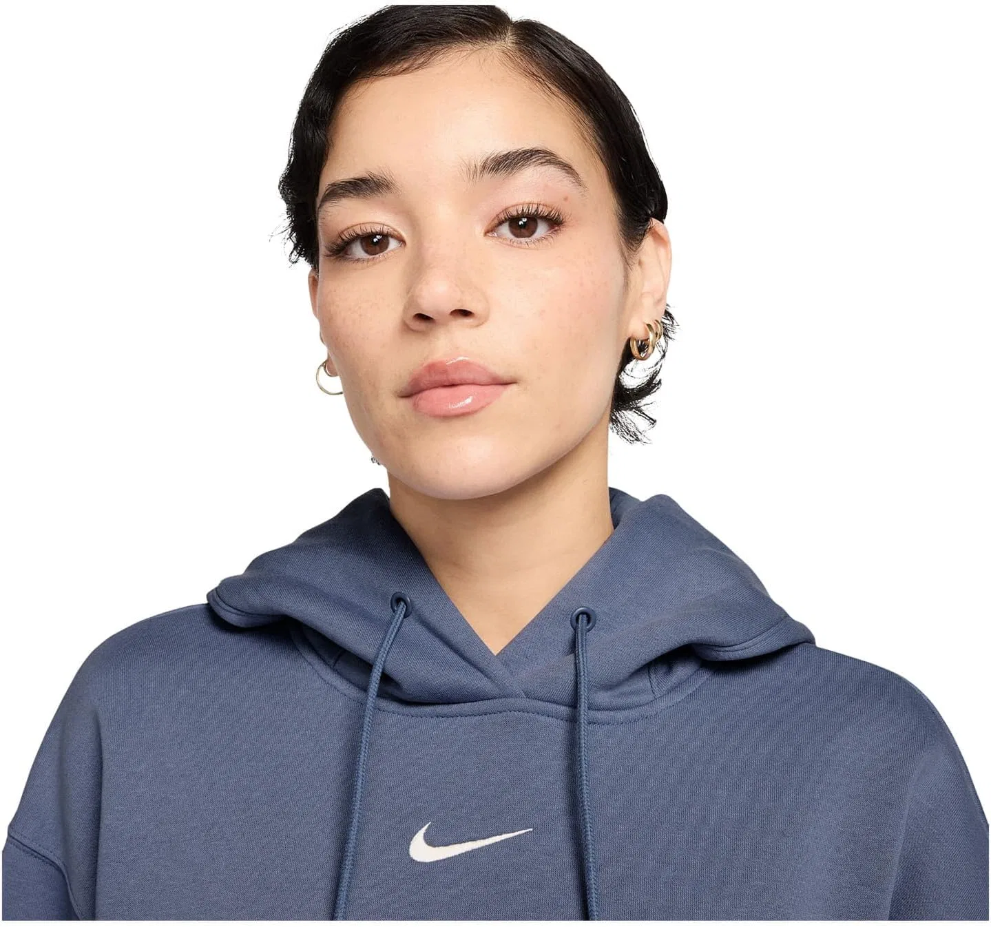 Толстовка Nike Phoenix Fleece, цвет World Indigo/Sail — фото 3